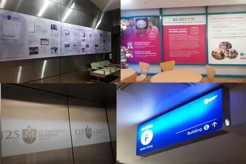 Healthcare signage and wayfinding